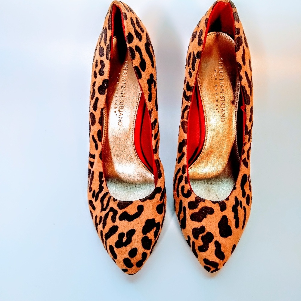 Super cute Christian Siriano cheetah print heels